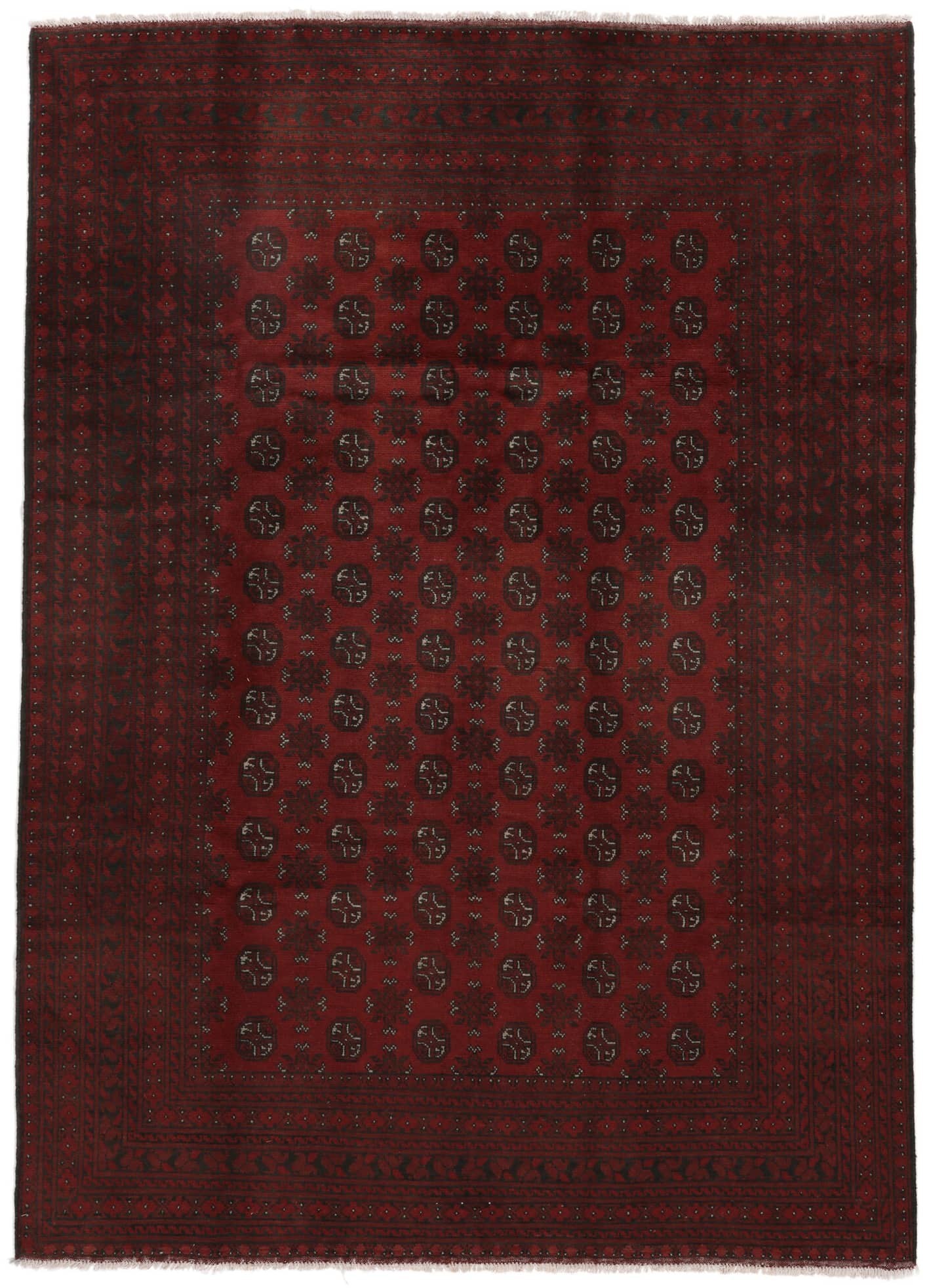 Вовняний килим ручної роботи Килим ручної роботи Afghan Fine 0610