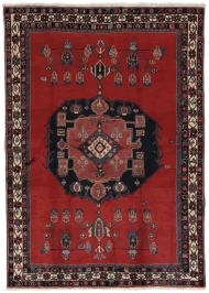 Вовняний килим ручної роботи Килим ручної роботи Afshar 1204