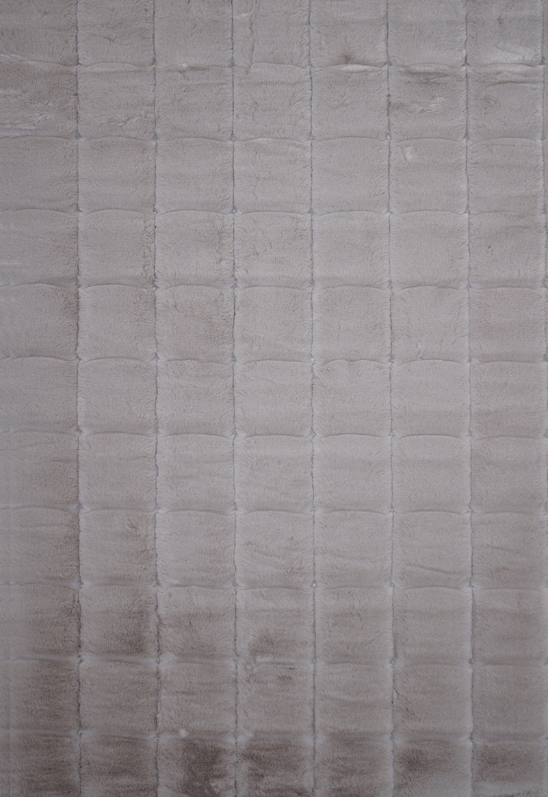 Серый коврик в ванную estera cotton block light grey