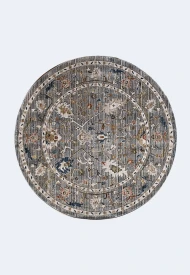 Синтетичні килими Rivoli ku95a gray круг