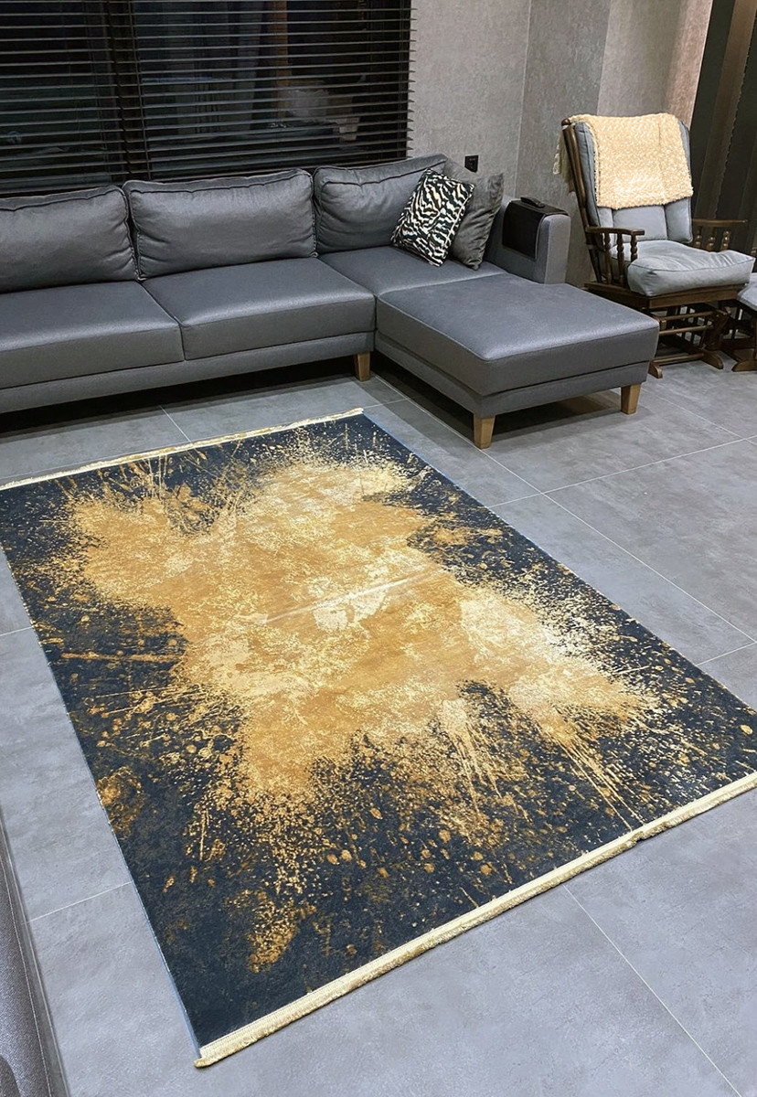 Акриловий килим Magnifique MQ48E gold