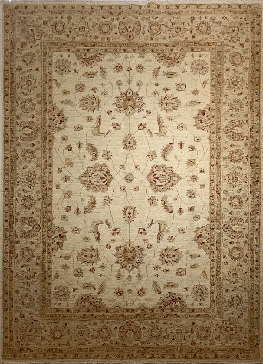 Вовняний килим ручної роботи Килим ручної роботи Ziegler 02 cream-beige