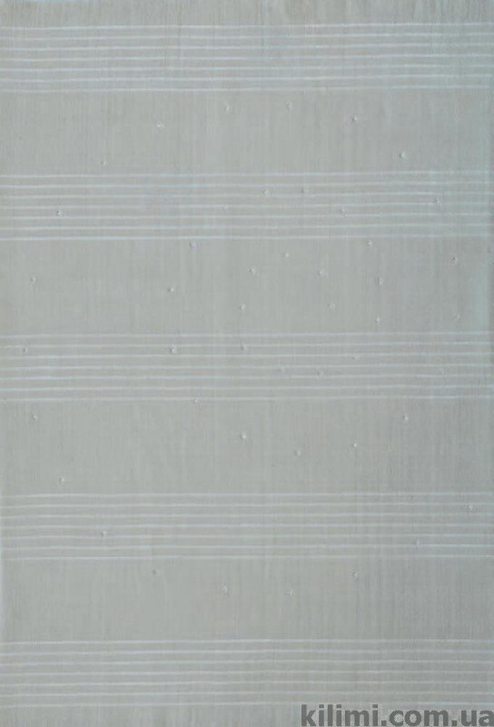 Вовняний килим ручної роботи Килим ручної роботи White Diamond 147 white