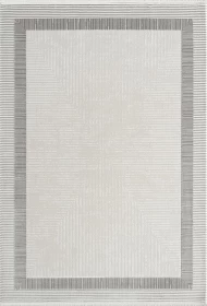 Сірий акриловий килим taboo plus de16c grey