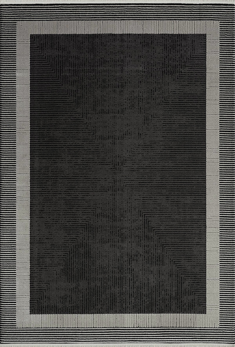 Акриловый ковер Taboo Plus de16c grey-black