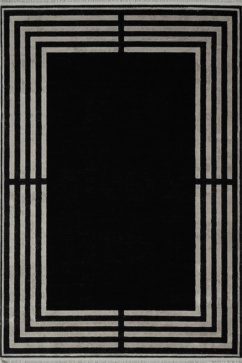 Акриловый ковер Taboo Plus af48e black-grey