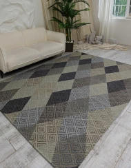 Безворсовий килим Almina 118514-01 grey