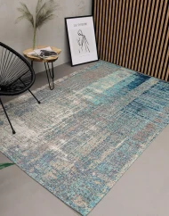 Безворсовый ковер Almina 118547-07 grey-blue