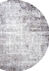 Акриловый ковер Arte Bamboo 3702 grey круг