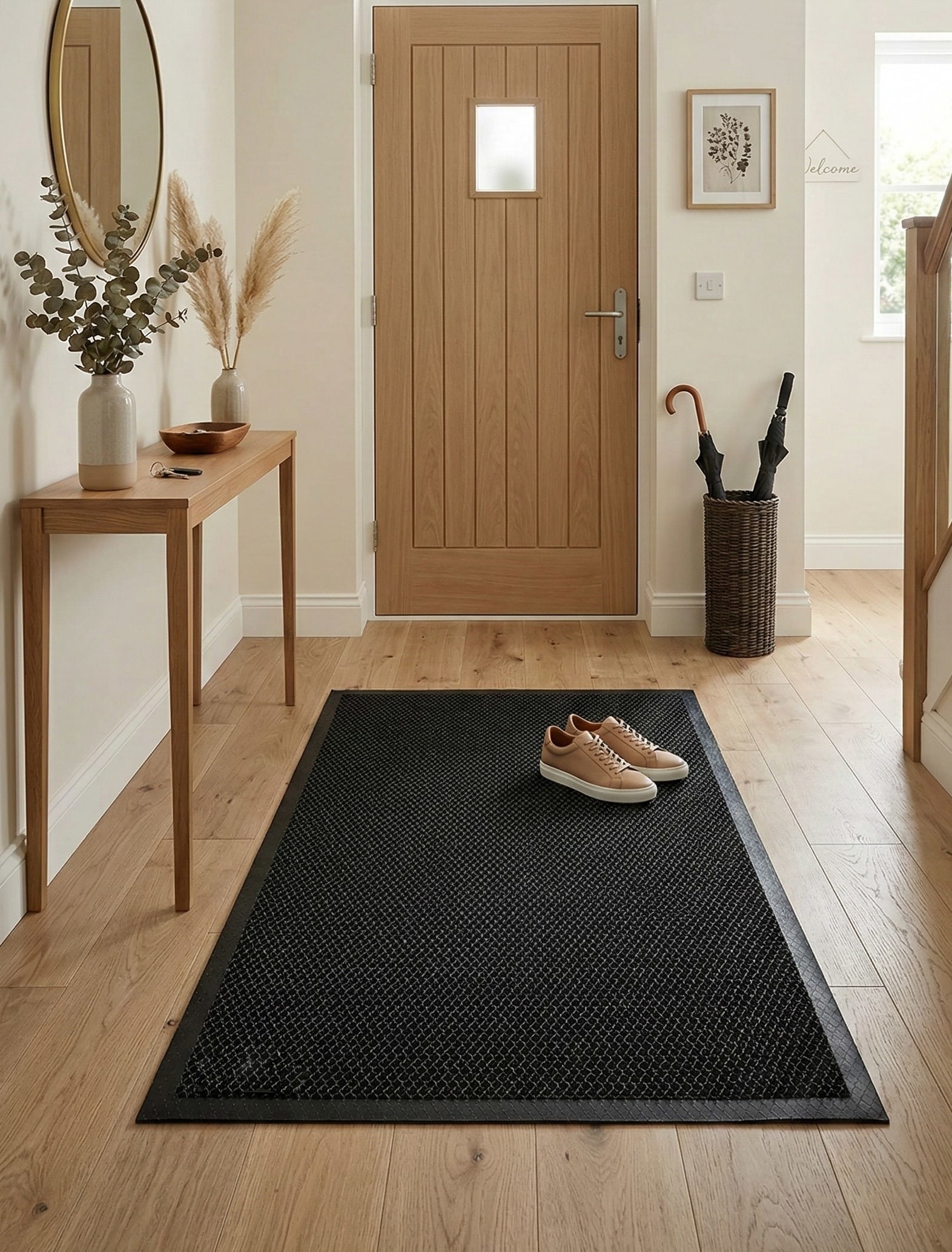 Аксесуари для килимів Брудозахисний килимок Mesh grey-black