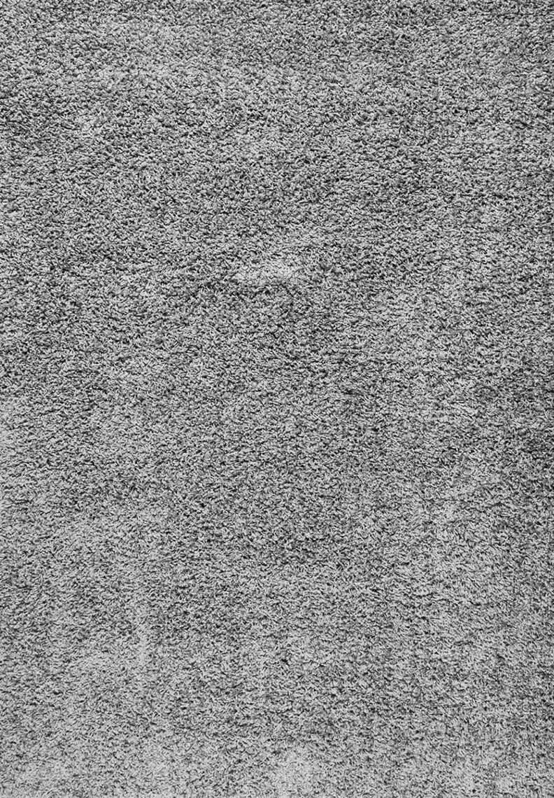 Сірий килим з довгим ворсом loca 6365a gray