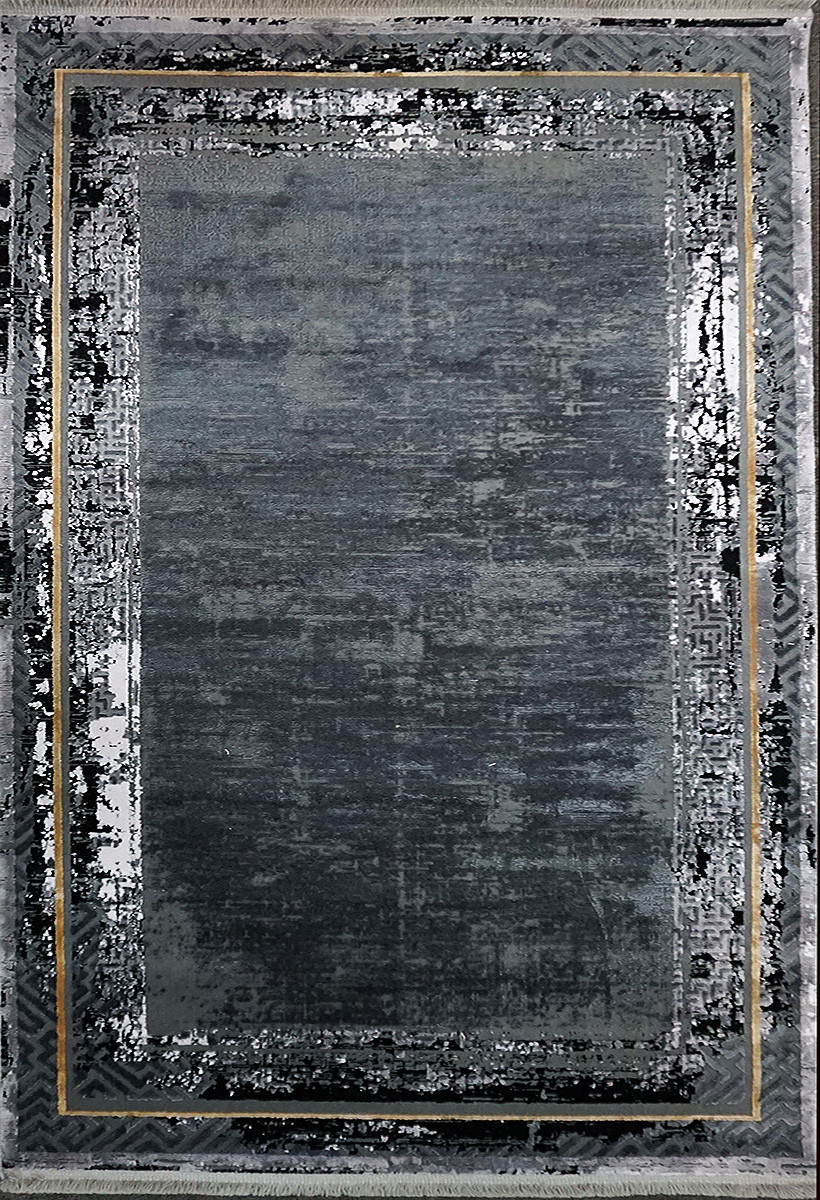 Ковер из вискозы Couture 0867c black-anthracite