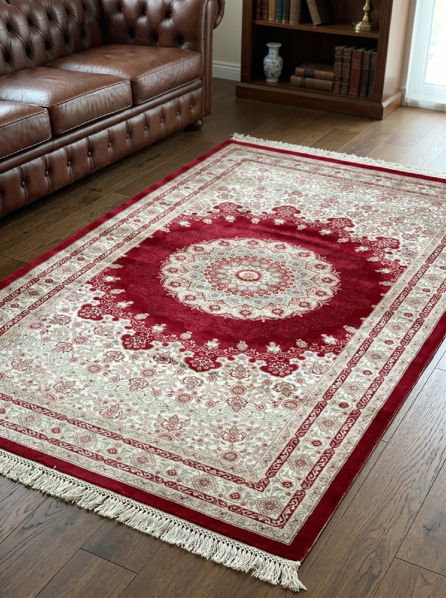 Ковры из вискозы Elexus Hereke 1520 bordo