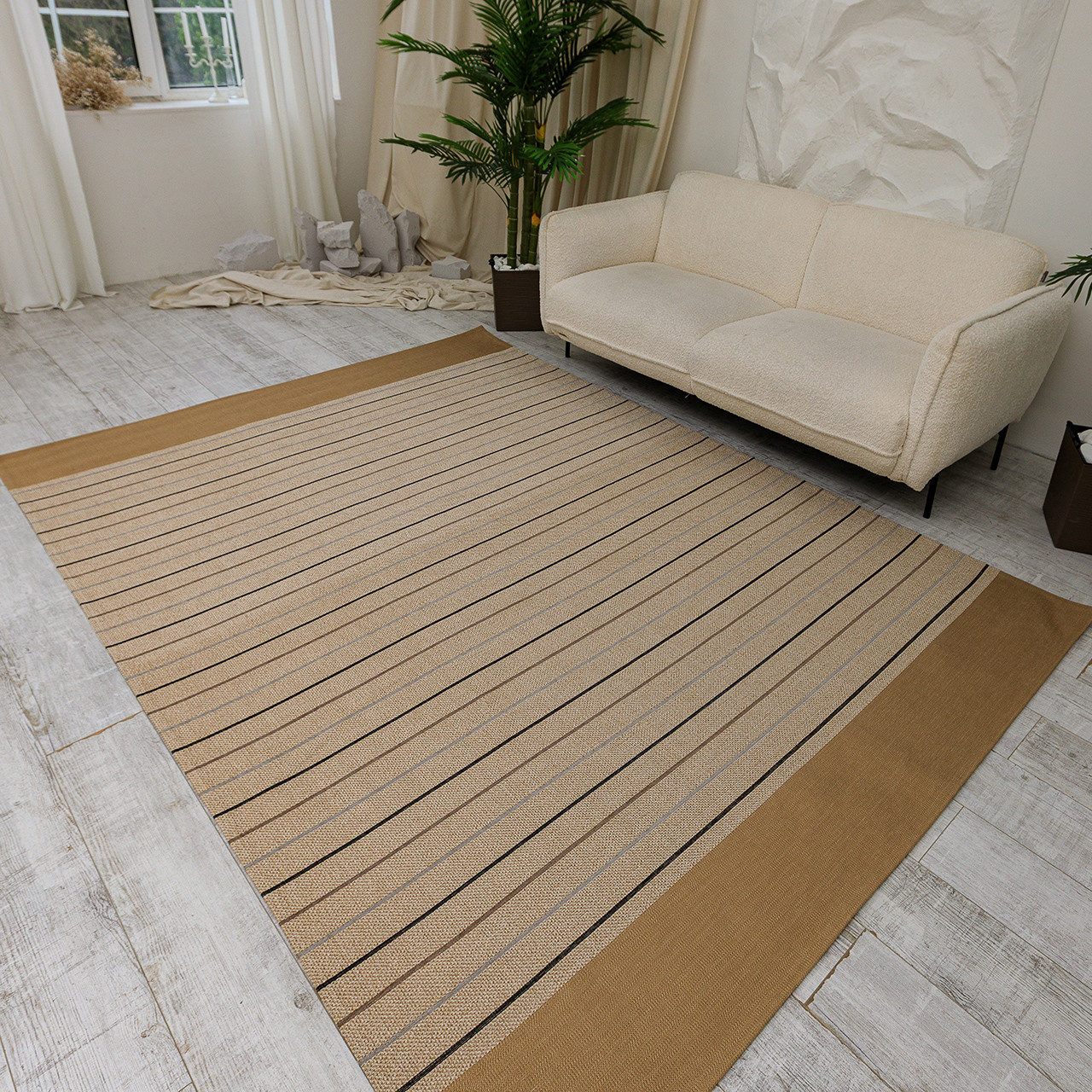 Безворсовий килим Loda 139715 beige