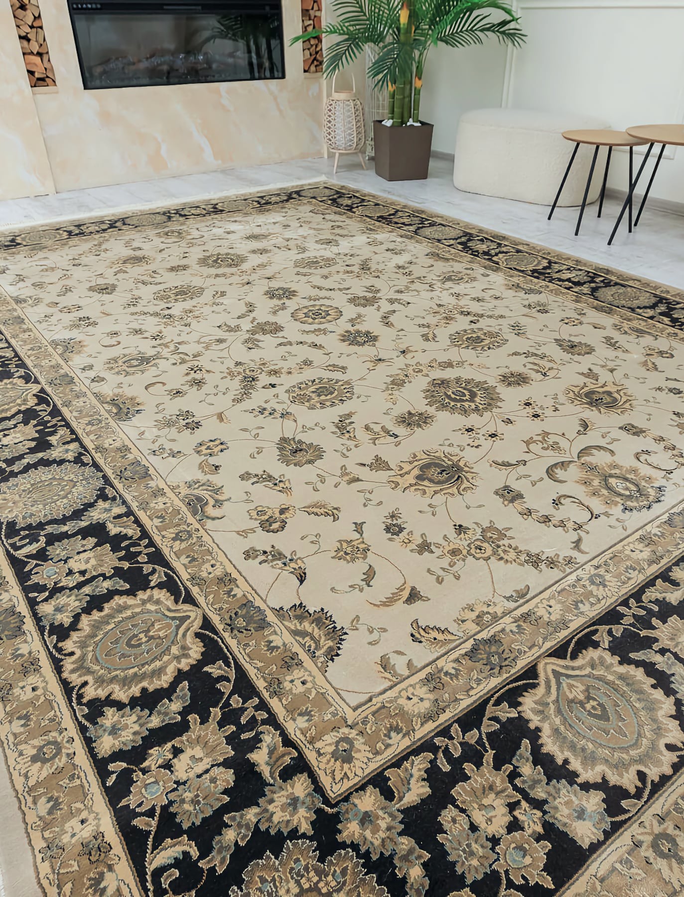 Килим Esfehan 8942 ivory-black