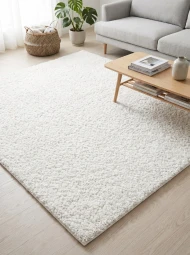 Высоковорсные ковры Luxury white