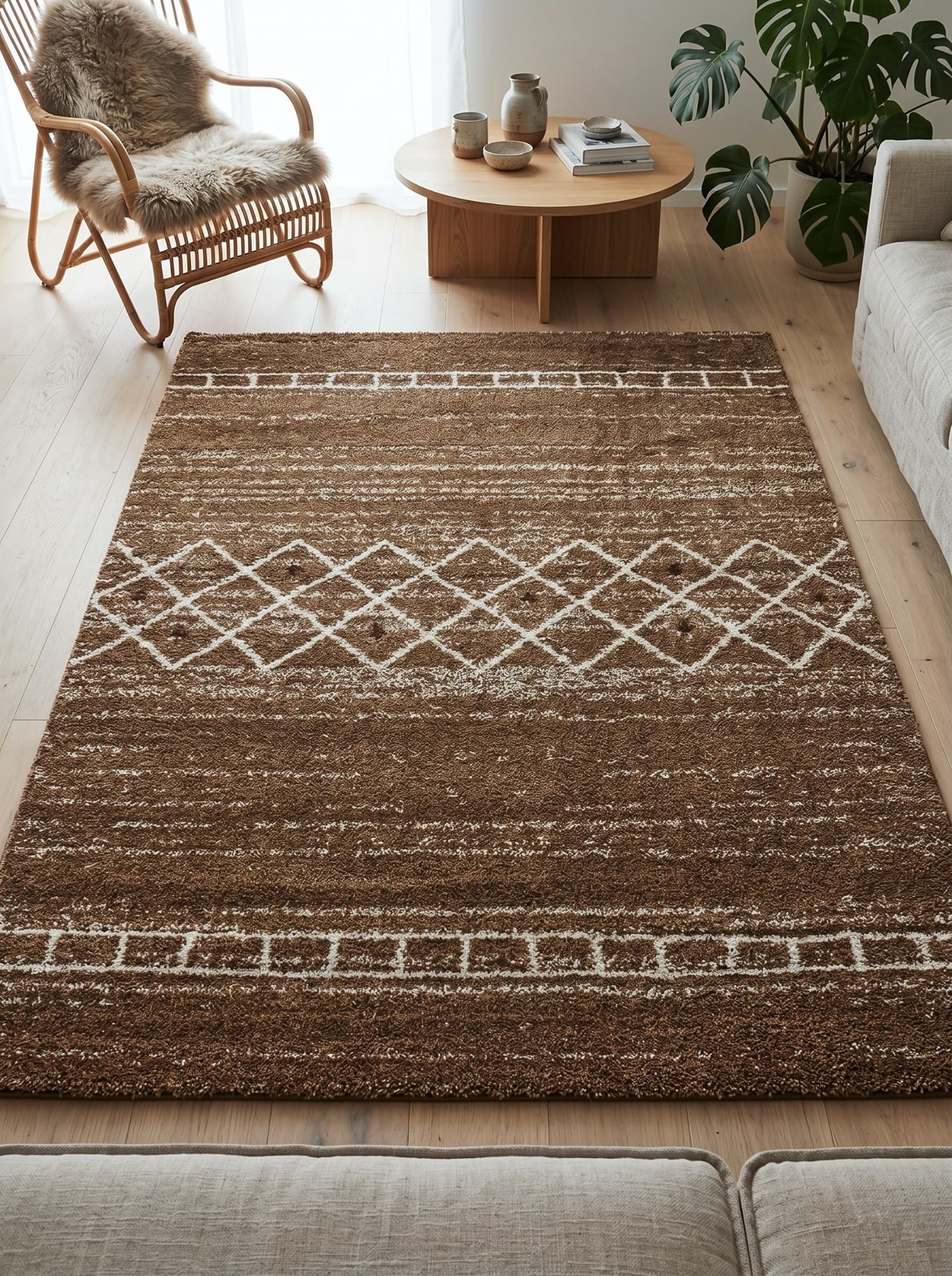 Килим Florence 80111 light brown