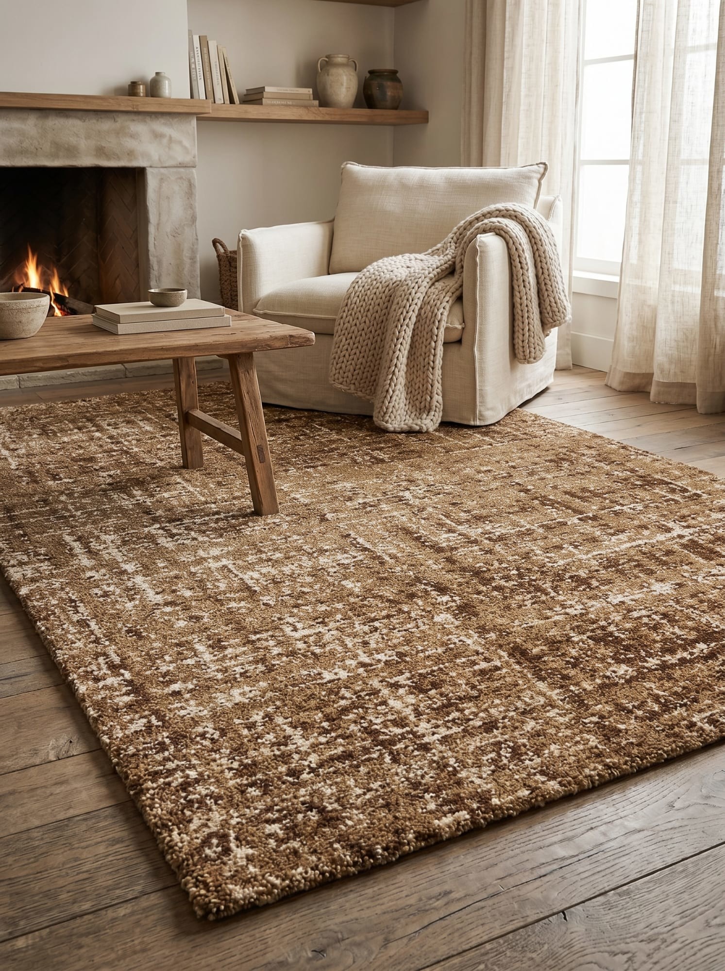 Килим Florence 80132 light brown