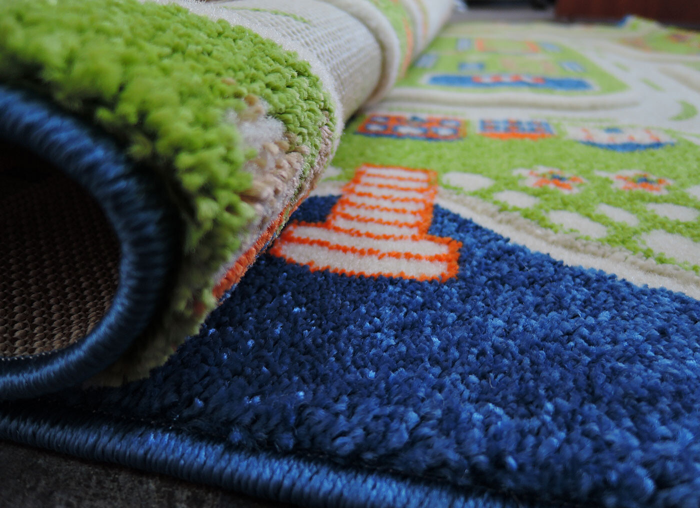 Дитячий килим Fulya 8f86 green-blue