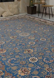Акриловий килим Halif 3830 hb dark-blue