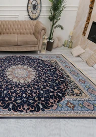 Акриловий килим Halif 4180 hb dark-blue