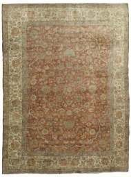 Ковер ручной работы Agra wool-silk 2440