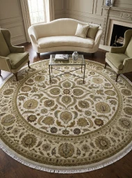 Ковер ручной работы Jaipur 14 ws ivory-light gold круг