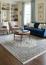 Вовняний килим ручної роботи Килим ручної роботи Keshan 0990