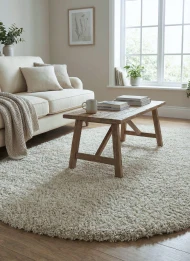 Килим з високим ворсом Himalaya 8206C cream овал