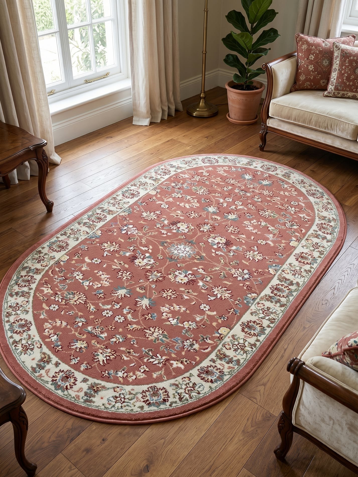 Килим Iranian Star 2661a tile овал