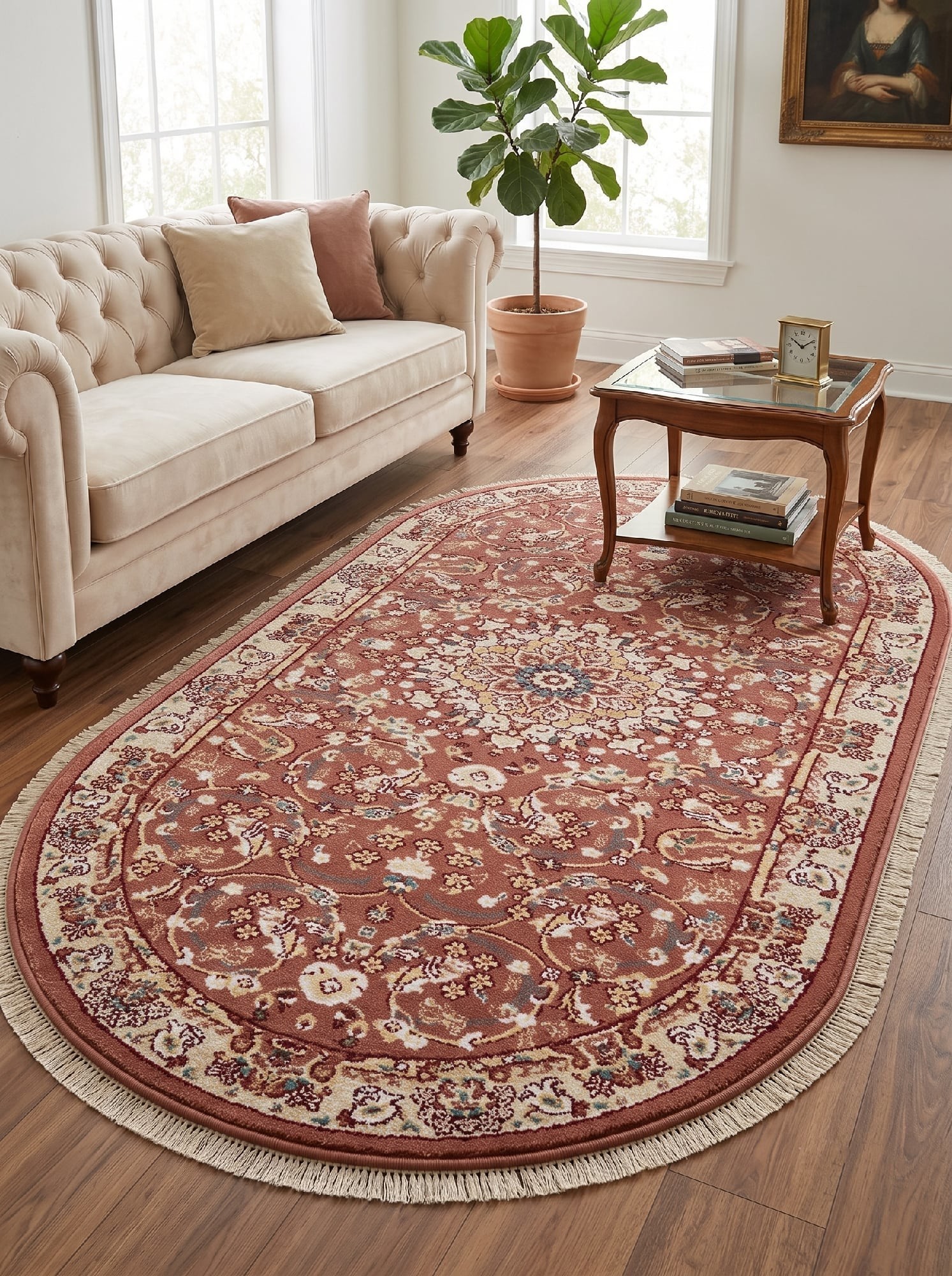 Синтетичні килими Iranian Star 4130a TILE ОВАЛ