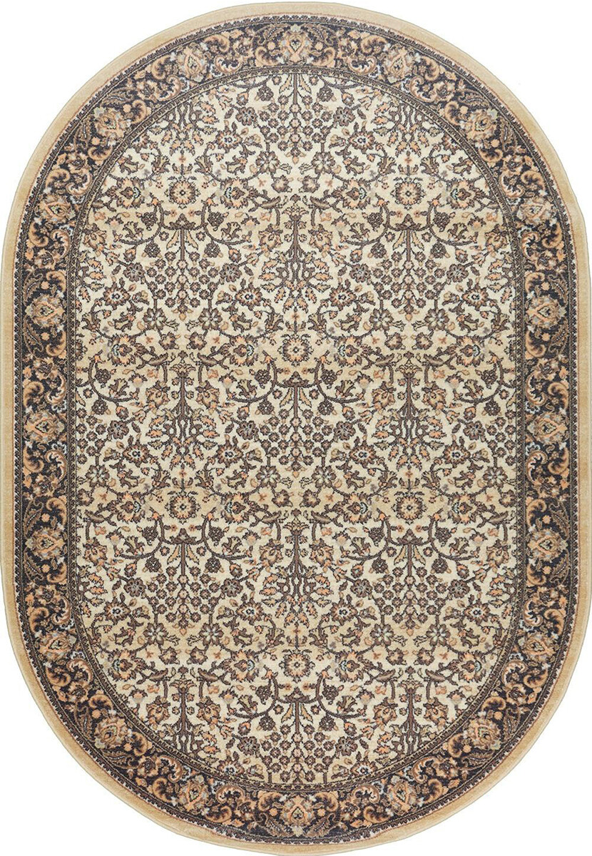 Шерстяной ковер Isfahan Itamar alabaster овал