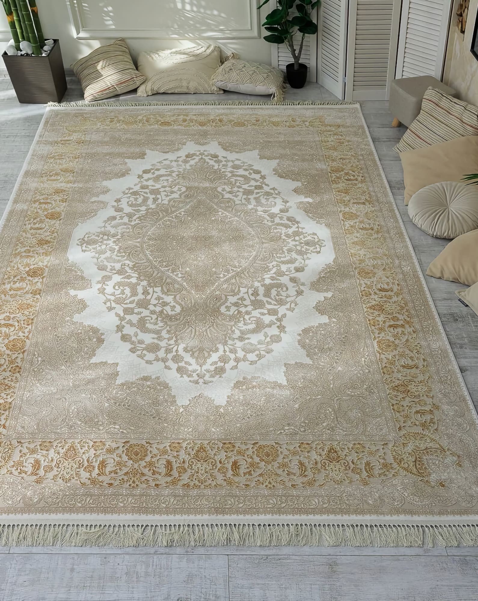 Акриловий килим Jaddor r217h cream