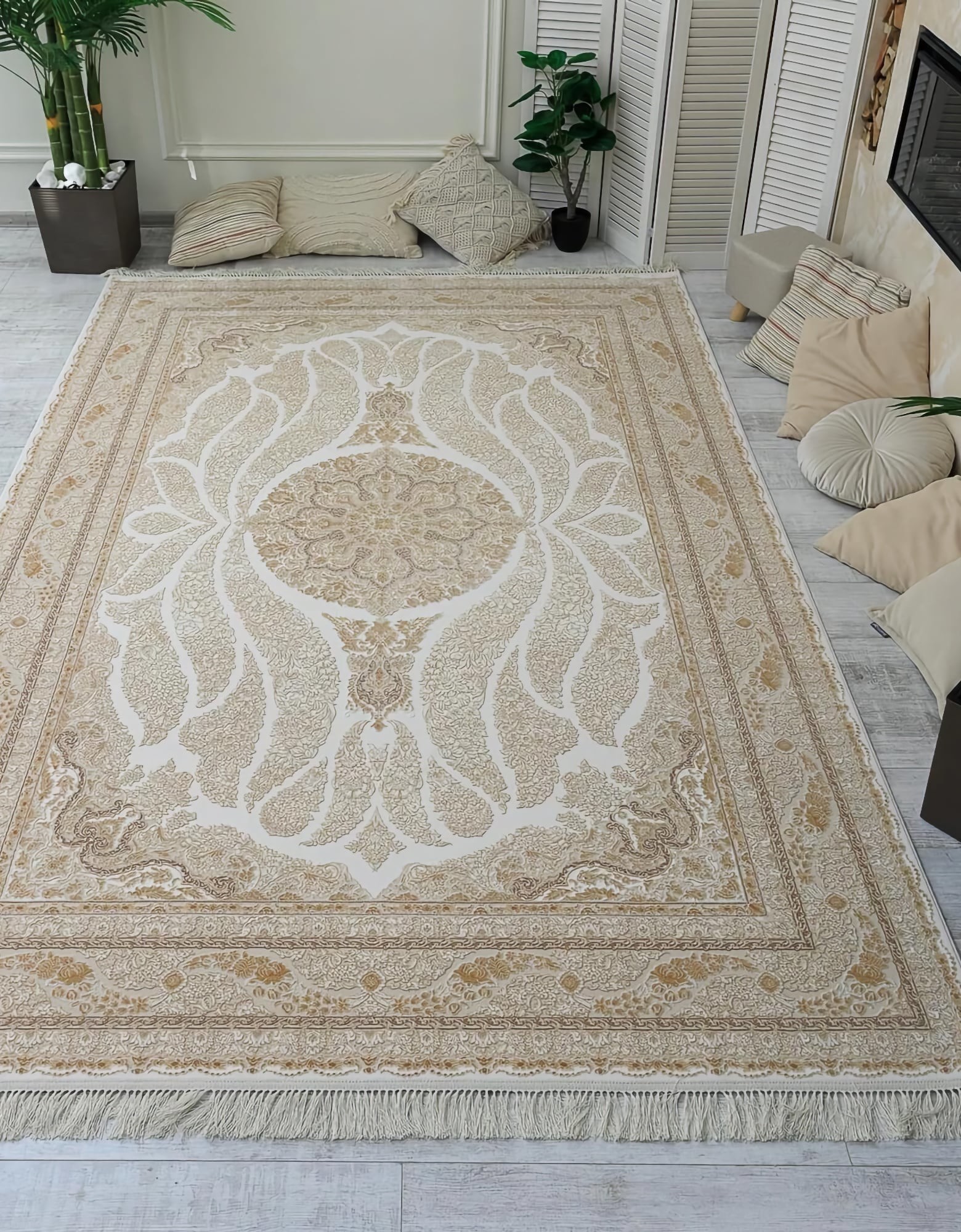 Акриловий килим Jaddor r309c cream