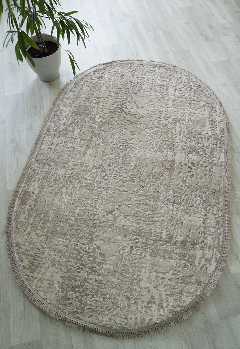 Килим Levado 03605a light-beige овал