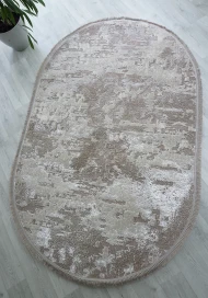 Ковер Levado 03889a light beige-white овал