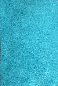 Блакитний килим з довгим ворсом loca 6365a aqua