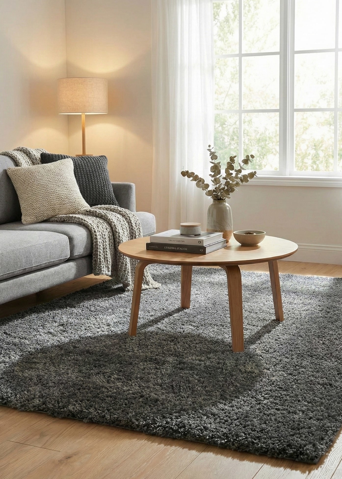 Високоворсні килими Shaggy Roco grafit