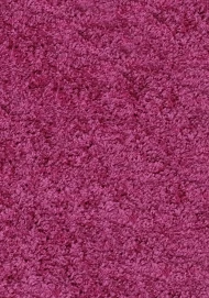 Розовый ковер с длинным ворсом loca 6365a pink