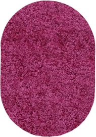 Рожевий килим з довгим ворсом loca 6365a pink овал