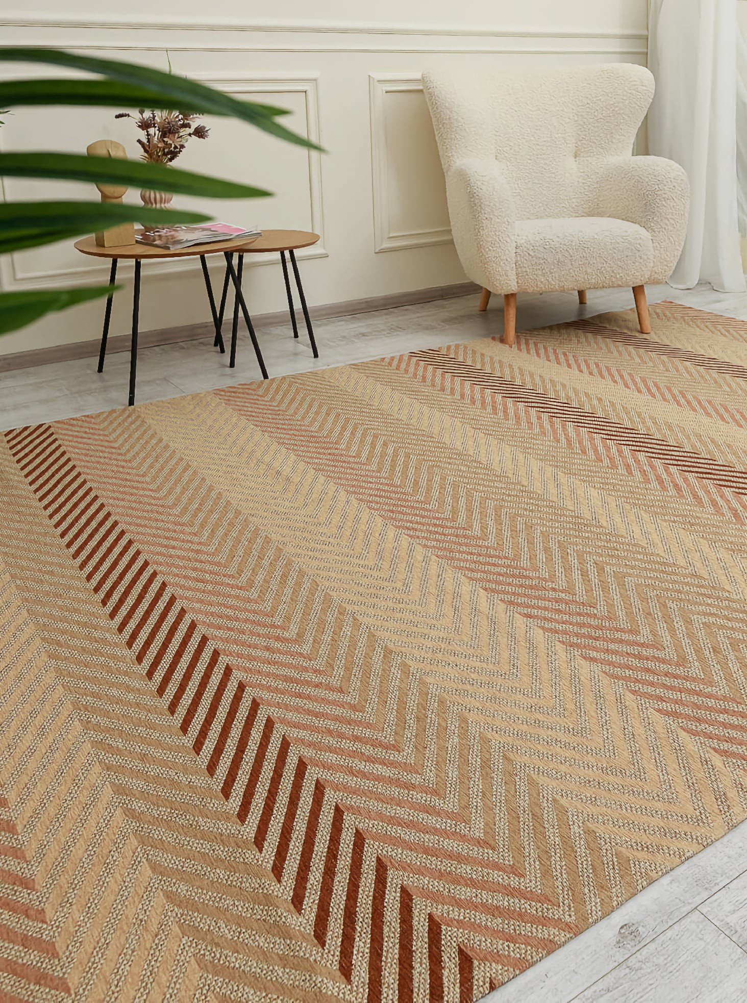 Безворсові килими Loda 139704 beige
