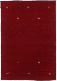 Красный шерстяной ковер canvas 365 red