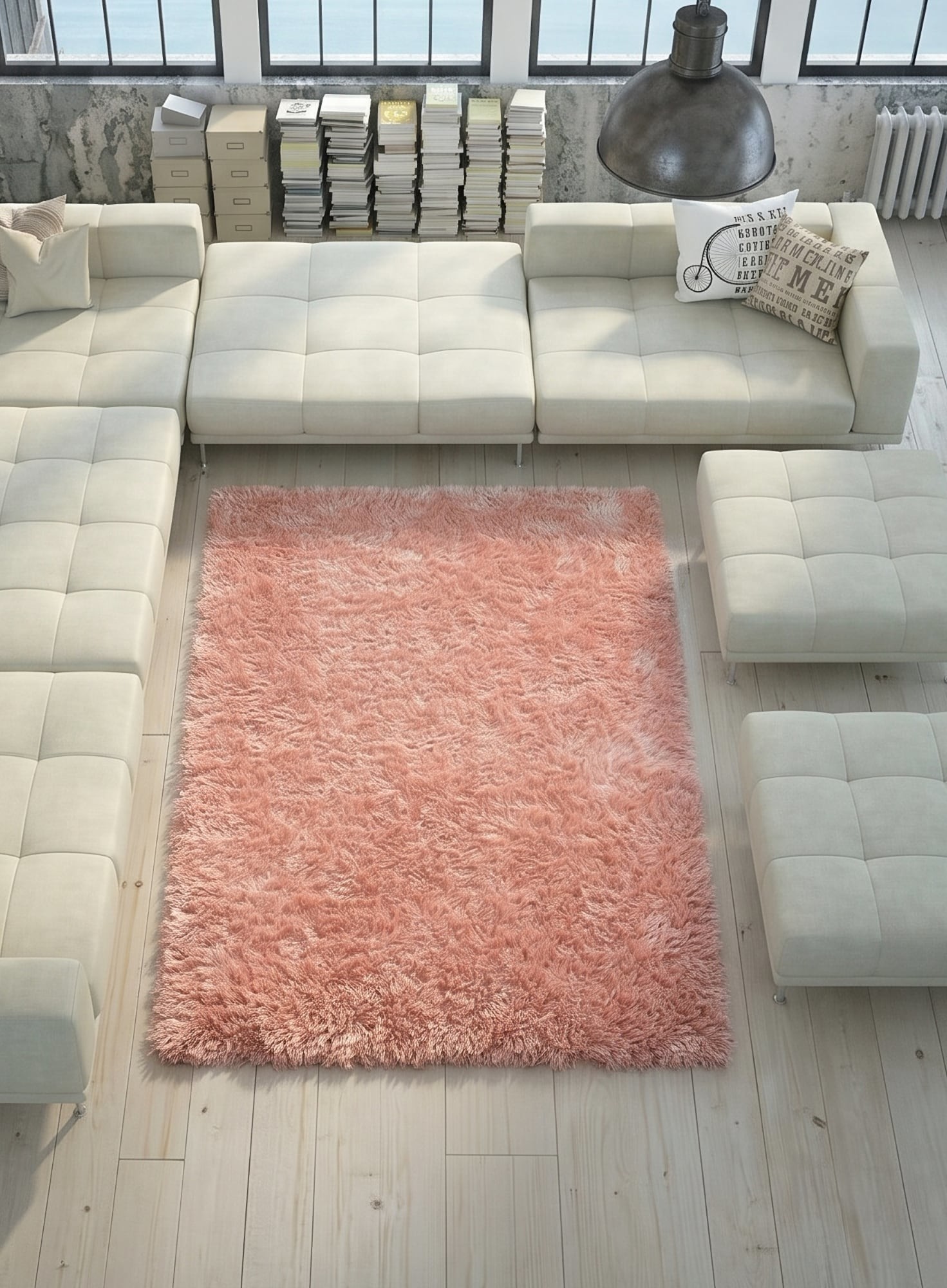 Килим з високим ворсом Monaco Lalee - 444 Pastel-Apricot