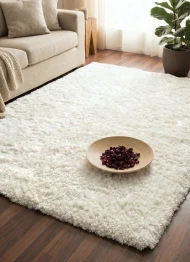 Килим з високим ворсом Monaco Lalee - 444 White