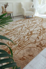 Акриловый ковер Nuans W2111 cream-gold