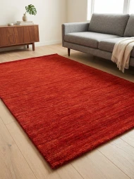 Красный шерстяной ковер prestige lalee 650 red