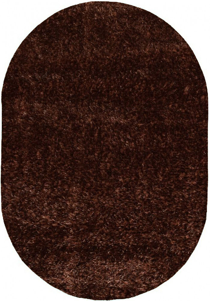 Килим з високим ворсом Puffy 4b S001a brown овал