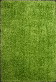 Зеленый ковер с высоким ворсом puffy 4b s001a green