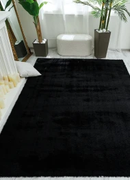 Килим з високим ворсом Puffy 4b S001a black