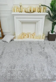 Килим з високим ворсом Puffy 4b S001a grey